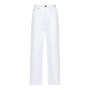 Wardrobe.nyc Vita Low Rise Jeans White, Dam