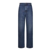 Khaite Vida Ben Mörk Tvätt Denim Jeans Blue, Dam