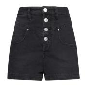 Isabel Marant Étoile Jovany Shorts Black, Dam