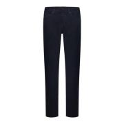 7 For All Mankind Blå Straight Luxe Performance Eco Jeans Blue, Herr