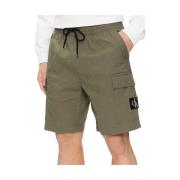 Calvin Klein Gröna Shorts Bermuda Elegant Mångsidig Green, Herr