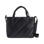 Calvin Klein Svart Shopper Väska Stilrent Design Black, Dam