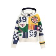 Gant Hoodie - Rough Weather Collection Multicolor, Dam