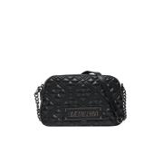 Moschino Svart Axelväska - Tidlös Elegans Black, Dam