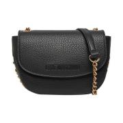 Moschino Svart Axelväska Elegant Design Black, Dam