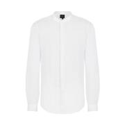 Armani Exchange Vit Skjorta Elegant Modern Must-Have White, Herr