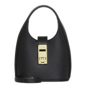 Salvatore Ferragamo Svarta Hobo Väskor Black, Dam