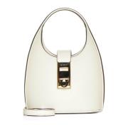 Salvatore Ferragamo Stiliga Hobo Mini Väskor White, Dam