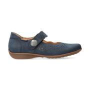 Mephisto Ergonomisk Ballerina - Blå Blue, Dam