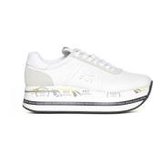 Premiata Vita Beth Platform Sneakers White, Dam