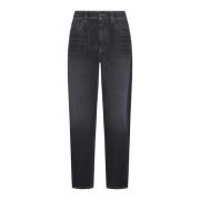 Brunello Cucinelli Svarta Jeans Black, Dam
