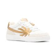 Palm Angels Vita platta skor White, Dam