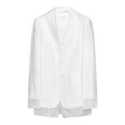 Sportmax Vita Jackor för Aktiv Livsstil White, Dam