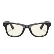 Ray-Ban Fyrkantig Oversized Fotochromatisk Solglasögon Black, Unisex