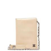 Chanel Vintage Pre-owned Laeder plnbcker Beige, Dam