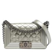 Chanel Vintage Pre-owned Laeder chanel-vskor Gray, Dam