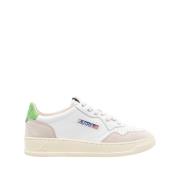 Autry Låga Läder/Suede Vita Sneakers Multicolor, Dam