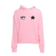 Chiara Ferragni Collection Rosa Sweatshirt för Kvinnor Pink, Dam