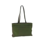 Prada Vintage Pre-owned Nylon prada-vskor Green, Dam