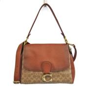 Coach Pre-owned Pre-owned Canvas axelremsvskor Multicolor, Dam