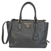 Prada Vintage Pre-owned Laeder handvskor Black, Dam