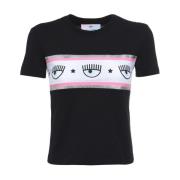 Chiara Ferragni Collection Stiliga T-shirts och Polos Black, Dam