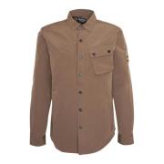 Barbour Control Overshirt Fossil-M Brown, Herr