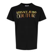 Versace Jeans Couture Svarta T-shirts och Polos Black, Herr