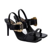 Versace Jeans Couture Stiliga Sandaler Black, Dam