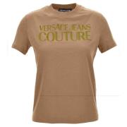 Versace Jeans Couture Snygga T-shirts och Polos Brown, Dam