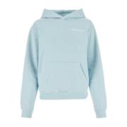 Sporty & Rich Pastellblå Bomullsweatshirt Blue, Dam