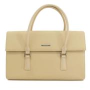 Burberry Vintage Pre-owned Laeder handvskor Beige, Dam