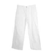 Loewe Pre-owned Pre-owned Bomull jeans White, Dam