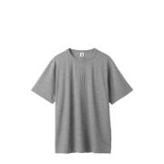 By Malene Birger Loose-Fit Cotton T-Shirt Gray, Dam