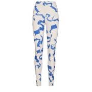 Remain Birger Christensen Blå Penseldrag Leggings Multicolor, Dam