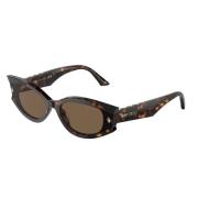 Jimmy Choo Stiliga Glasögon i Havana Brun Multicolor, Dam