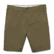 Lacoste Slim Fit Stretch Cotton Bermuda Shorts Green, Herr