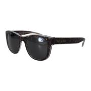 Dolce & Gabbana Svarta Fyrkantiga Solglasögon Uv400 Skydd Black, Dam