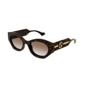 Gucci Brun Havana Solglasögon Gg1553S Brown, Dam