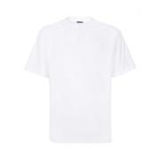44 Label Group Svart Logotyptryck T-shirt White, Herr