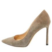 Jimmy Choo Pre-owned Pre-owned Mocka klackskor Gray, Dam