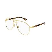 Gucci Guld Transparent Solglasögon Gg1220S Yellow, Dam