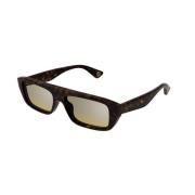 Gucci Havana Silver Solglasögon Gg1617S Brown, Dam