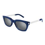 Saint Laurent Blue/Silver Sunglasses SL 586 Blue, Unisex