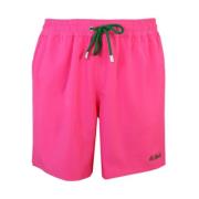 Saint Barth Fuchsia Beach Boxer Shorts Pink, Herr