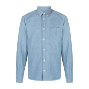 A.p.c. Klarblå Denimskjorta Blue, Herr