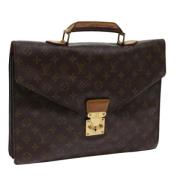 Louis Vuitton Vintage Pre-owned Canvas handvskor Brown, Dam