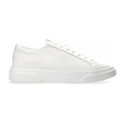 Copenhagen Studios Vita Släta Låga Top Sneakers White, Herr