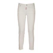 Dsquared2 Vita Denim Jeans White, Dam