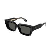 Gucci Svart Grå Solglasögon Gg1529S Modell Black, Unisex